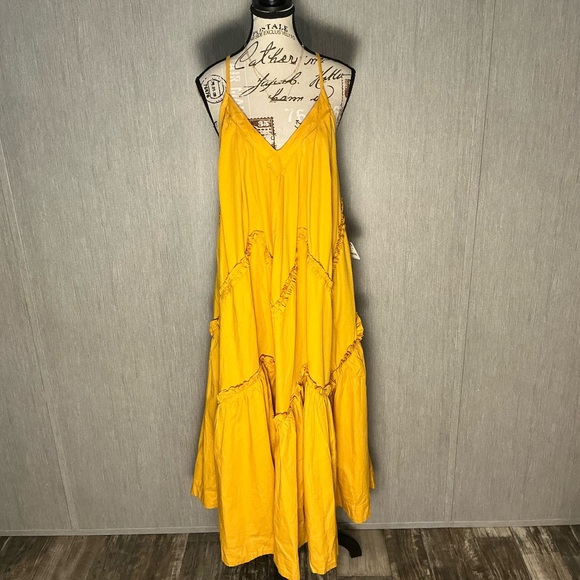 Free People Golden Maxi Dress Size SP - Picture 12 of 12